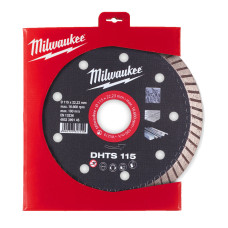 Купити Диск алмазний MILWAUKEE DHTS 115, діаметр 115мм. Офіційний магазин Мілвокі Україна, фірмова гарантія з доставкою по Украіні