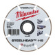 Купити Диск алмазний Speedcross STEELHEAD 115 MILWAUKEE, діаметр 115мм, (метал, нержавійка). Офіційний магазин Мілвокі Україна, фірмова гарантія з доставкою по Украіні