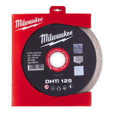 Купити Диск алмазний MILWAUKEE, DHTI 125, діаметр 125мм. Офіційний магазин Мілвокі Україна, фірмова гарантія з доставкою по Украіні