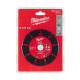 Купити Диск абразивний сегментований CB125 MILWAUKEE, діаметр 125х1,6мм (мультіматеріал). Офіційний магазин Мілвокі Україна, фірмова гарантія з доставкою по Украіні