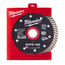 Купити Диск алмазний MILWAUKEE DHTS 125, діаметр 125мм. Офіційний магазин Мілвокі Україна, фірмова гарантія з доставкою по Украіні