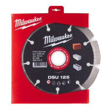 Купити Диск алмазний MILWAUKEE DSU 125, діаметр 125мм (для штроборізів). Офіційний магазин Мілвокі Україна, фірмова гарантія з доставкою по Украіні