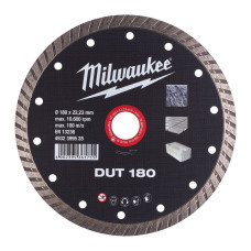 Купити Диск алмазний MILWAUKEE DUT 180, діаметр 180мм (керамічна плитка/чистий різ). Офіційний магазин Мілвокі Україна, фірмова гарантія з доставкою по Украіні