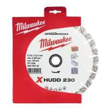 Купити Диск алмазний Speedcross MILWAUKEE XHUDD 230, діаметр 230мм (залізобетон, граніт, цегла). Офіційний магазин Мілвокі Україна, фірмова гарантія з доставкою по Украіні