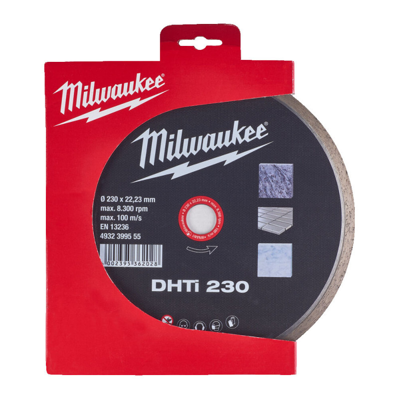 Купити Диск алмазний MILWAUKEE DHTI 230, діаметр 230мм. Офіційний магазин Мілвокі Україна, фірмова гарантія з доставкою по Украіні