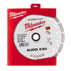 Купити Диск алмазний Speedcross MILWAUKEE AUDD 230, діаметр 230мм (бетон, цегла, асфальт). Офіційний магазин Мілвокі Україна, фірмова гарантія з доставкою по Украіні