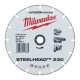 Купити Диск алмазний Speedcross STEELHEAD 230 MILWAUKEE, діаметр 230мм, (метал, нержавійка). Офіційний магазин Мілвокі Україна, фірмова гарантія з доставкою по Украіні