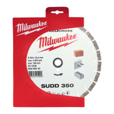 Купити Диск алмазний Speedcross MILWAUKEE SUDD 350, діаметр 350мм (залізобетон, цегла). Офіційний магазин Мілвокі Україна, фірмова гарантія з доставкою по Украіні