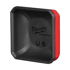 Купити Магнитний лоток-тарілка для зберігання металевих предметів MILWAUKEE Packout - 10 x 10 см. Офіційний магазин Мілвокі Україна, фірмова гарантія з доставкою по Украіні