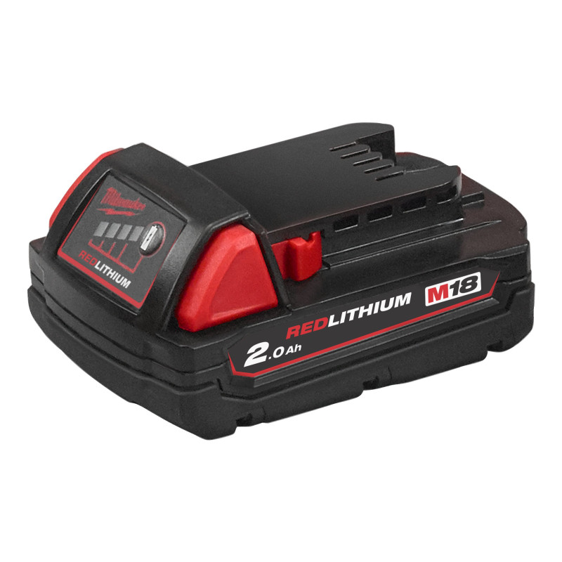 Купити Акумулятор Li-Ion MILWAUKEE, M18 B2 2Аг. Офіційний магазин Мілвокі Україна, фірмова гарантія з доставкою по Украіні