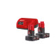 Купити Енергокомплект Li-Ion MILWAUKEE, M12 NRG-602 (зарядний пристрій, 2 акумулятори В6 6Аг, картонне пакування). Офіційний магазин Мілвокі Україна, фірмова гарантія з доставкою по Украіні
