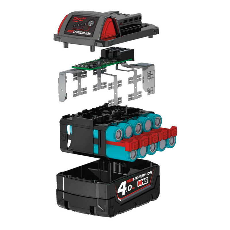 Купити Акумулятор Li-Ion MILWAUKEE, M18 B4 4Аг. Офіційний магазин Мілвокі Україна, фірмова гарантія з доставкою по Украіні