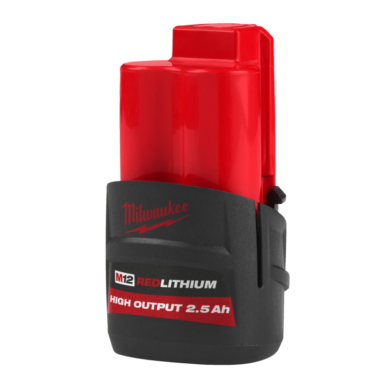 Купити Акумулятор Li-Ion HIGH OUTPUT MILWAUKEE, M12 HB2.5 2,5Аг. Офіційний магазин Мілвокі Україна, фірмова гарантія з доставкою по Украіні