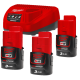 Купити Енергокомплект Li-Ion MILWAUKEE, M12 NRG-303 (зарядний.пристрій С12 С, 3 акумумулятори М12 В3 3Аг, картонне пакуванння). Офіційний магазин Мілвокі Україна, фірмова гарантія з доставкою по Украіні