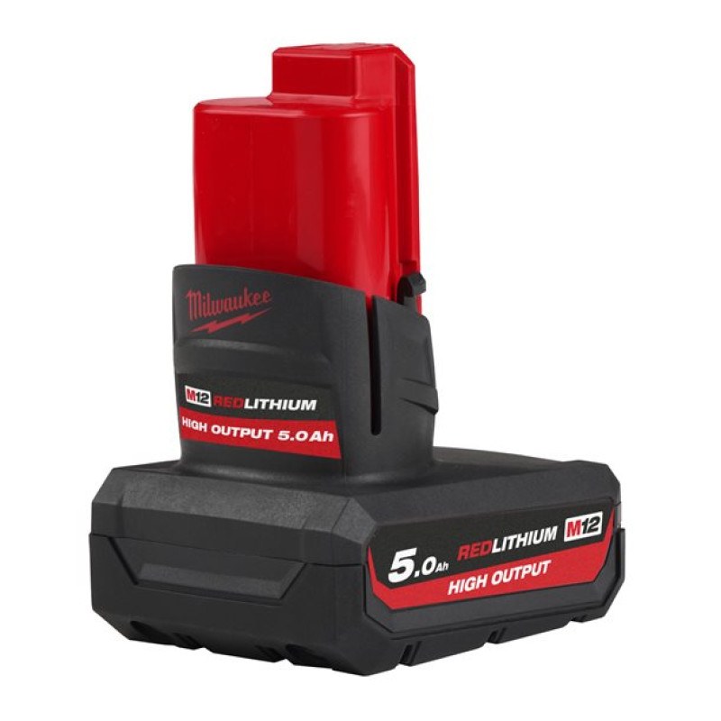 Купити Акумулятор Li-Ion HIGH OUTPUT MILWAUKEE, M12 HB5 5Аг. Офіційний магазин Мілвокі Україна, фірмова гарантія з доставкою по Украіні