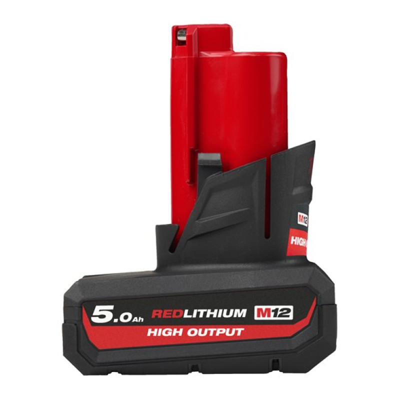 Купити Акумулятор Li-Ion HIGH OUTPUT MILWAUKEE, M12 HB5 5Аг. Офіційний магазин Мілвокі Україна, фірмова гарантія з доставкою по Украіні