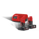 Купити Енергокомплект Li-Ion MILWAUKEE, M12 NRG-402 (зарядний.пристрій С12 С, 2 акумулятори М12 В4 4Аг, картонне пакуванння). Офіційний магазин Мілвокі Україна, фірмова гарантія з доставкою по Украіні