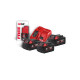 Купити Енергокомплект Li-Ion MILWAUKEE, M18 NRG-503 (зарядний пристрій M12-18FC, 3 акумулятори M18 В5 5Аг) + подарунок акумулятор M12 B2 2Ач. Офіційний магазин Мілвокі Україна, фірмова гарантія з доставкою по Украіні