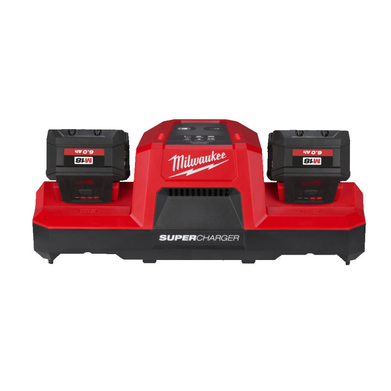 Купити Енергокомплект Li-Ion MILWAUKEE, M18 FORGENRG-602 DBSC (зарядний пристрій M18 DBSC, 2 акумулятори М18 FB6 6Аг, картонне пакування). Офіційний магазин Мілвокі Україна, фірмова гарантія з доставкою по Украіні