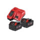 Купити Енергокомплект Li-Ion MILWAUKEE, M18 NRGCR-502 (зарядний пристрій M12-18FC, 2 акумулятори М18 B5-CR 5Аг). Офіційний магазин Мілвокі Україна, фірмова гарантія з доставкою по Украіні