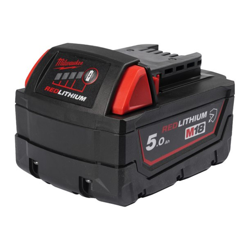 Купити Акумулятор стйкий до химикатів Li-Ion MILWAUKEE M18 B5-CR 5Аг. Офіційний магазин Мілвокі Україна, фірмова гарантія з доставкою по Украіні