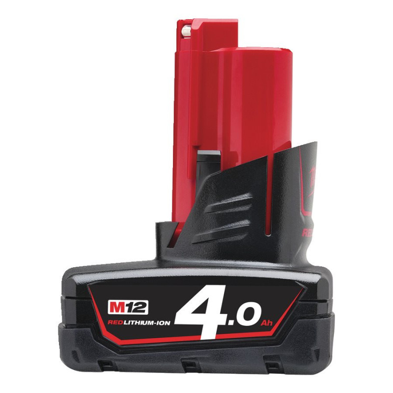 Купити Акумулятор Li-Ion MILWAUKEE, M12 B4 4Аг. Офіційний магазин Мілвокі Україна, фірмова гарантія з доставкою по Украіні