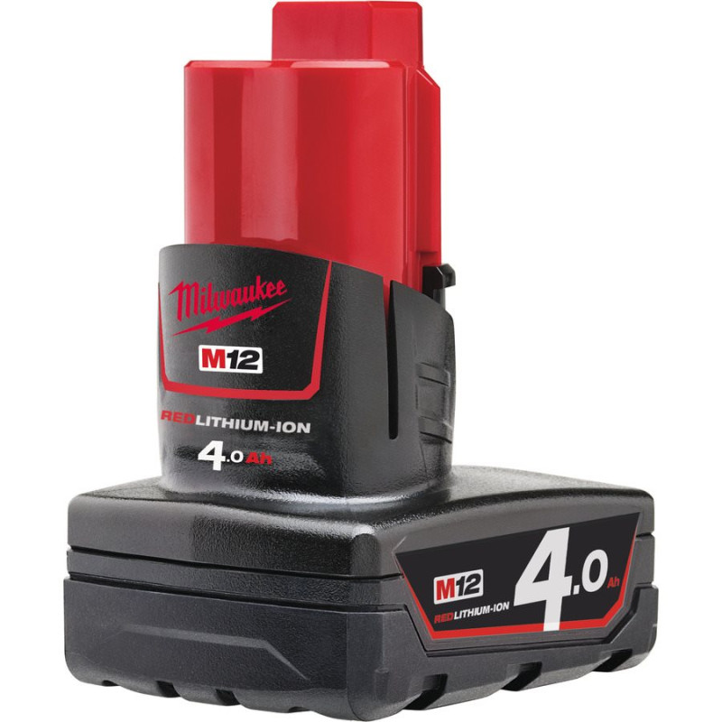 Купити Акумулятор Li-Ion MILWAUKEE, M12 B4 4Аг. Офіційний магазин Мілвокі Україна, фірмова гарантія з доставкою по Украіні