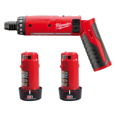Купити Викрутка акумуляторна MILWAUKEE, M4 D-202B, 5Нм (зарядний пристрій, 2 акумулятори М4 2Аг). Офіційний магазин Мілвокі Україна, фірмова гарантія з доставкою по Украіні