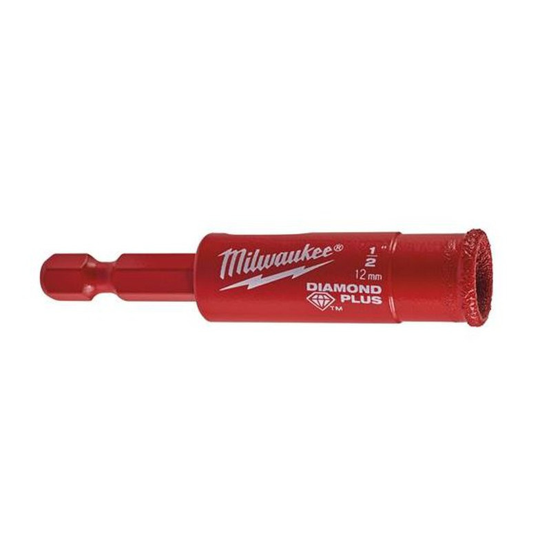 Купити Коронка алмазна Diamond Plus/Max MILWAUKEE, діаметр 22,0мм (1/4'' Hex) (свердління з водою). Офіційний магазин Мілвокі Україна, фірмова гарантія з доставкою по Украіні