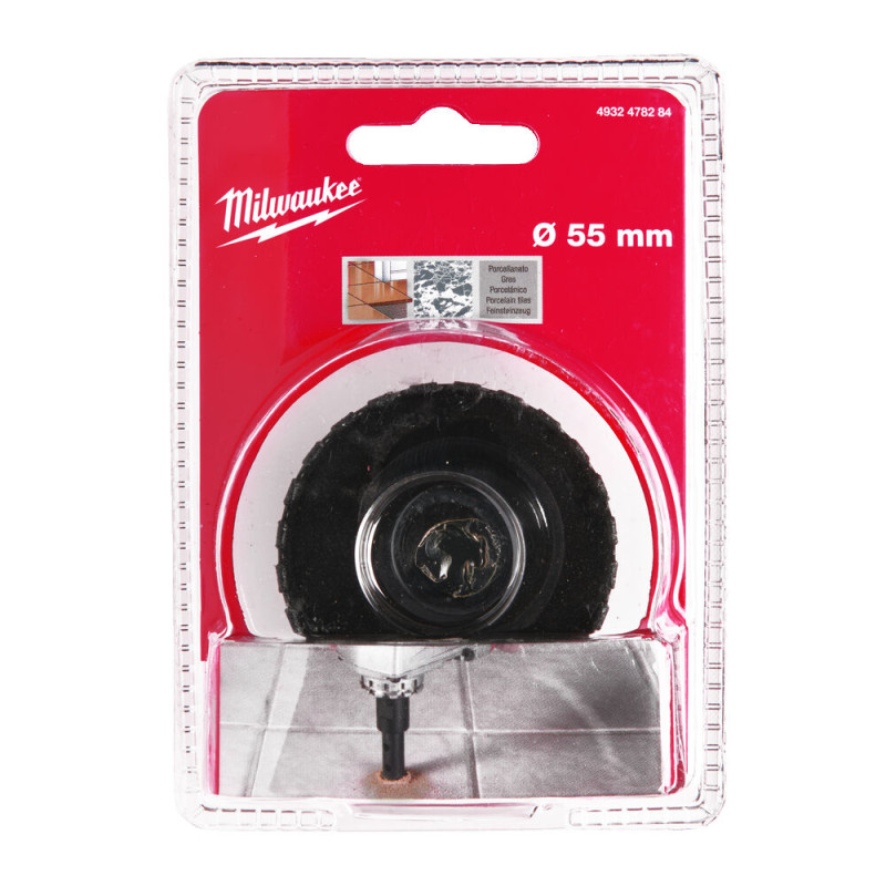 Купити Коронка алмазна Diamond Max MILWAUKEE M14, діаметр 55мм (сухе свердління). Офіційний магазин Мілвокі Україна, фірмова гарантія з доставкою по Украіні
