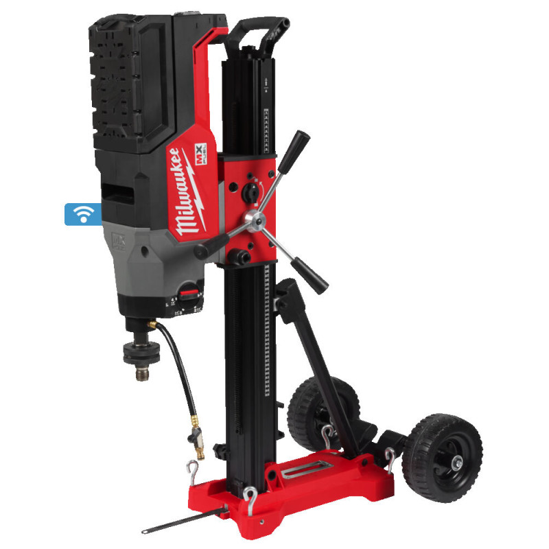 Купити Установка алмазного свердління акумуляторна MILWAUKEE, MXF DCD350KIT-122 (зарядний пристрій MXF SC, 2 акумулятори MXF HD812 12Аг, стійка). Офіційний магазин Мілвокі Україна, фірмова гарантія з доставкою по Украіні