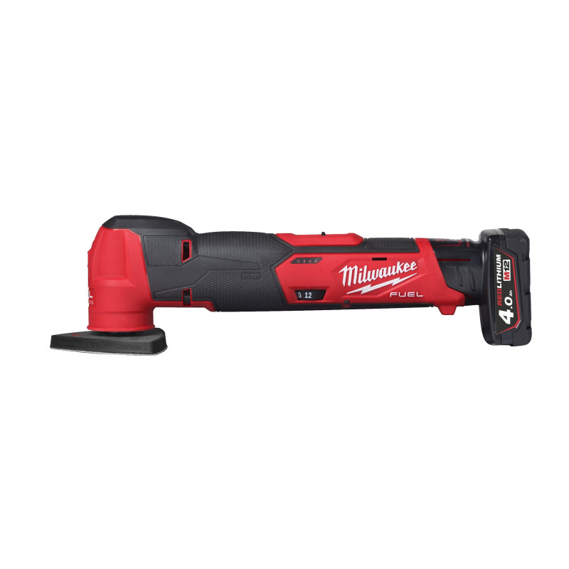 Купити Інструмент багатофунціональний акумуляторний безщітковий MILWAUKEE, M12 FMT-422X (зарядний пристрій С12 С, 1 х М12 В2 2Аг, 1 х М12 В4 4Аг, ключ, адаптер, полотно, шліфпыдошва, шліфлисти, протипиловий екран, HDкейс). Офіційний магазин Мілвокі Україна, фірмова гарантія з доставкою по Украіні