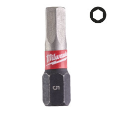 Купити Біта SHOCKWAVE MILWAUKEE, Hex5, 25мм, (2шт). Офіційний магазин Мілвокі Україна, фірмова гарантія з доставкою по Украіні