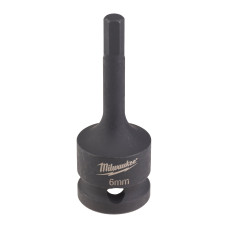 Купити Головка ударна ShW 1/2'' MILWAUKEE з робочою частиною HEX6. Офіційний магазин Мілвокі Україна, фірмова гарантія з доставкою по Украіні