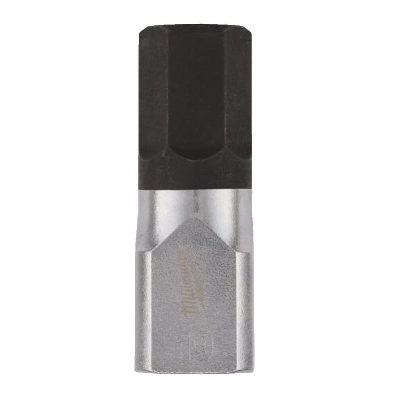 Купити Головка торцева хромована 1/2'' MILWAUKEE з бітою Hex, 19мм. Офіційний магазин Мілвокі Україна, фірмова гарантія з доставкою по Украіні