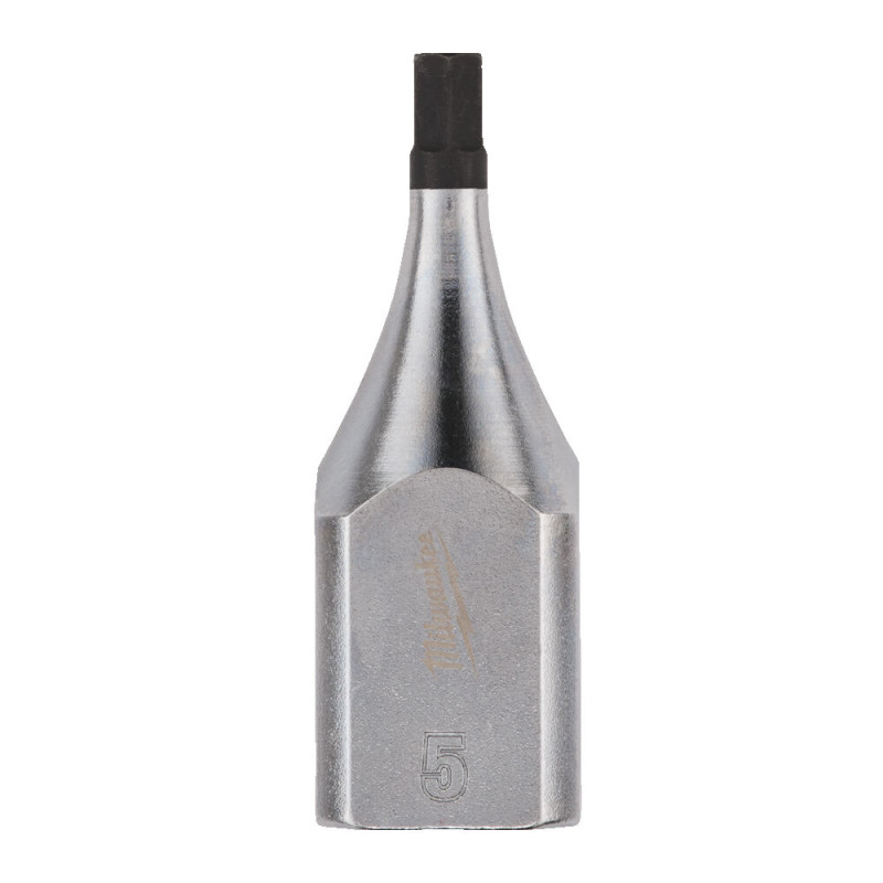 Купити Головка торцева хромована 1/2'' MILWAUKEE з бітою HEX, 5мм. Офіційний магазин Мілвокі Україна, фірмова гарантія з доставкою по Украіні