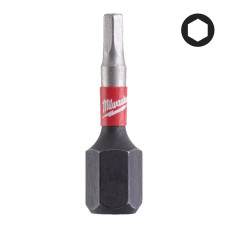 Купити Біта SHOCKWAVE MILWAUKEE, Hex2,5, 25мм, (2шт). Офіційний магазин Мілвокі Україна, фірмова гарантія з доставкою по Украіні