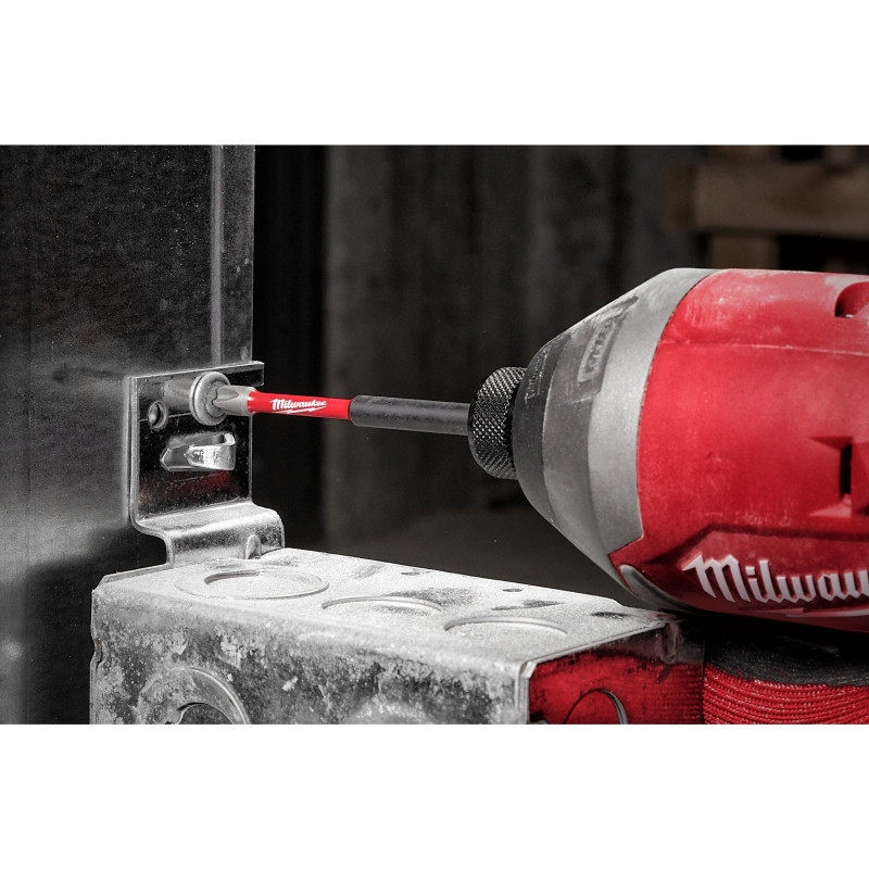 Купити Біта SHOCKWAVE MILWAUKEE, PH2, 90мм. Офіційний магазин Мілвокі Україна, фірмова гарантія з доставкою по Украіні