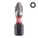 Купити Біта SHOCKWAVE MILWAUKEE, PZ2, 25мм, (25шт), пластикова коробка. Офіційний магазин Мілвокі Україна, фірмова гарантія з доставкою по Украіні