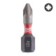 Купити Біта SHOCKWAVE MILWAUKEE, PZ1, 25мм, (2шт). Офіційний магазин Мілвокі Україна, фірмова гарантія з доставкою по Украіні