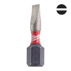 Купити Біта SHOCKWAVE MILWAUKEE, SL0,6x4,5, 25мм, (2шт). Офіційний магазин Мілвокі Україна, фірмова гарантія з доставкою по Украіні