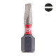 Купити Біта SHOCKWAVE MILWAUKEE, SL0,6x4,5, 25мм, (2шт). Офіційний магазин Мілвокі Україна, фірмова гарантія з доставкою по Украіні