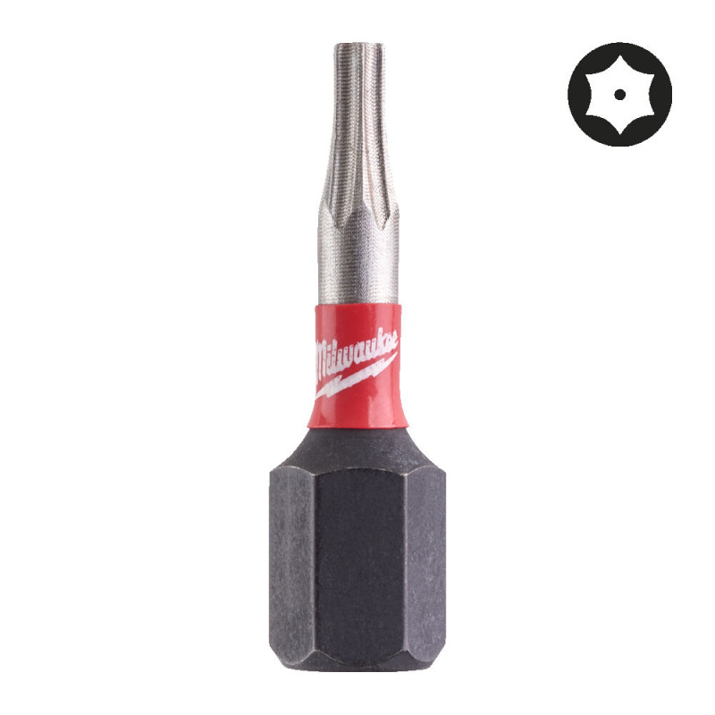 Купити Біта SHOCKWAVE MILWAUKEE, TX BO8, 25мм, (2шт). Офіційний магазин Мілвокі Україна, фірмова гарантія з доставкою по Украіні