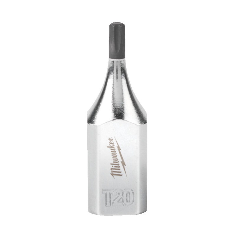 Купити Головка торцева хромована 3/8'' MILWAUKEE з бітою TORX, TX20. Офіційний магазин Мілвокі Україна, фірмова гарантія з доставкою по Украіні