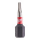 Купити Біта SHOCKWAVE MILWAUKEE, TX8, 25мм, (2шт). Офіційний магазин Мілвокі Україна, фірмова гарантія з доставкою по Украіні