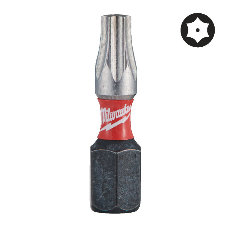 Купити Біта SHOCKWAVE MILWAUKEE, TX BO20, 25мм, (2шт). Офіційний магазин Мілвокі Україна, фірмова гарантія з доставкою по Украіні