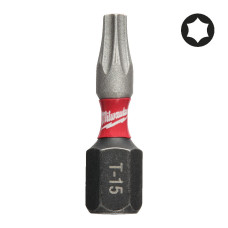 Купити Біта SHOCKWAVE MILWAUKEE, TX15, 25мм, (2шт). Офіційний магазин Мілвокі Україна, фірмова гарантія з доставкою по Украіні