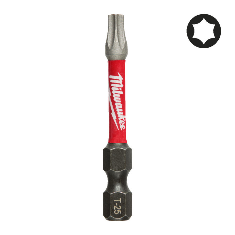Купити Біта SHOCKWAVE MILWAUKEE, TX25, 50мм. Офіційний магазин Мілвокі Україна, фірмова гарантія з доставкою по Украіні