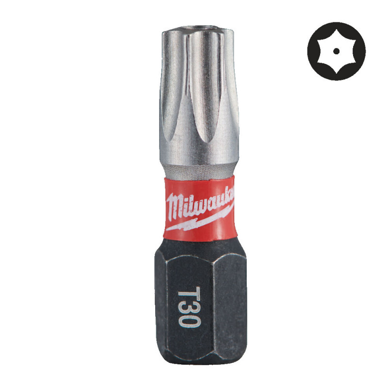 Купити Біта SHOCKWAVE MILWAUKEE, TX BO30, 25мм, (2шт). Офіційний магазин Мілвокі Україна, фірмова гарантія з доставкою по Украіні