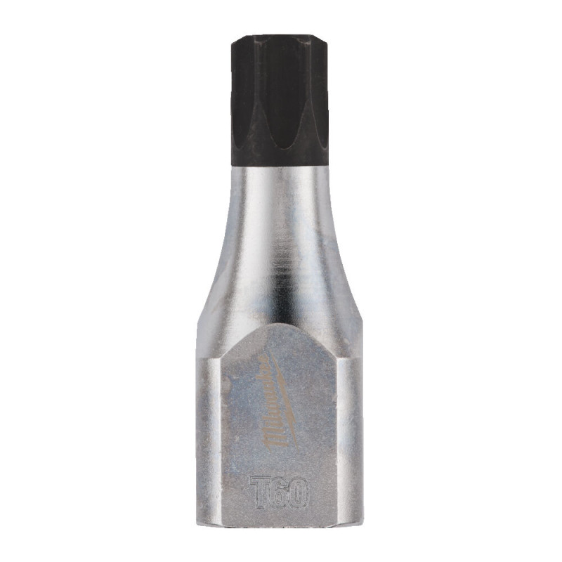 Купити Головка торцева хромована 1/2'' MILWAUKEE з бітою Torx TX60. Офіційний магазин Мілвокі Україна, фірмова гарантія з доставкою по Украіні